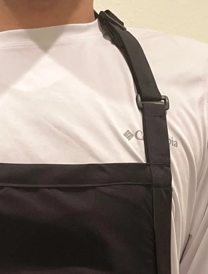 Adjustable Bib Apron With 2 Pockets