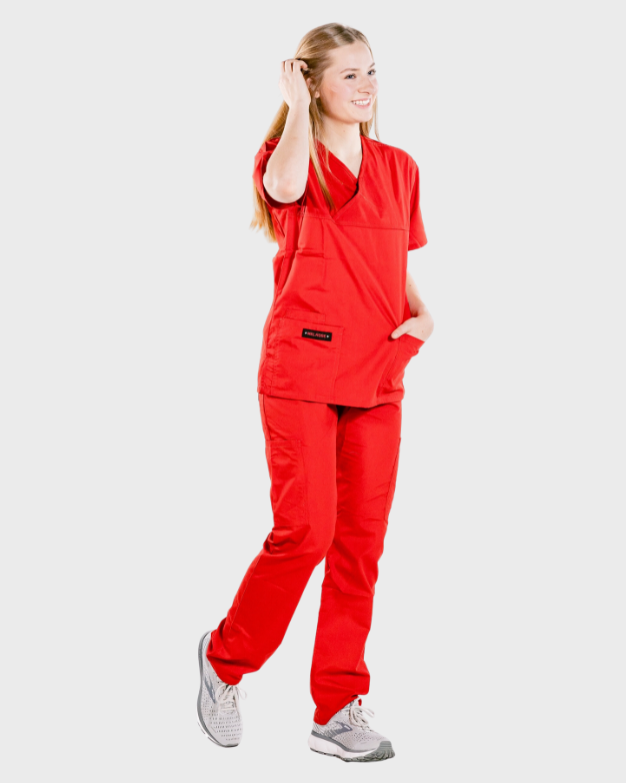 Women’s Cross-over Top Scrub Set